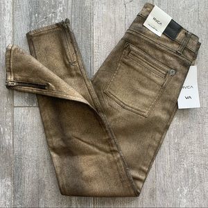 RVCA | Jeans | Rvca Lately Gold Skinny 